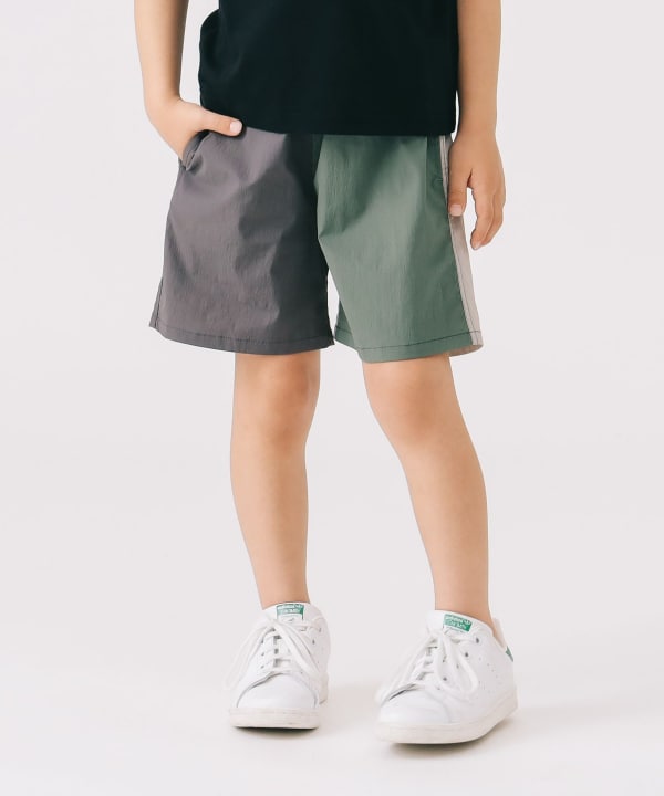 Japanese children's clothing B:MING by BEAMS two-tone casual shorts 100-140cm boys' summer PANTS