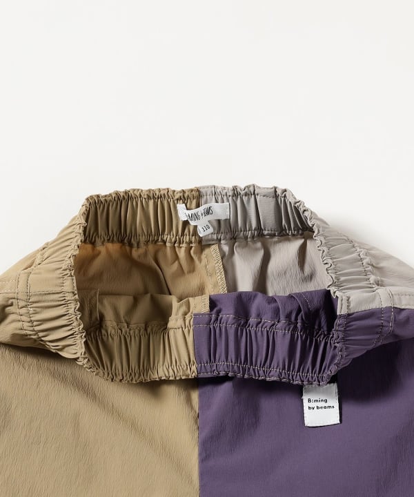 Japanese children's clothing B:MING by BEAMS two-tone casual shorts 100-140cm boys' summer PANTS