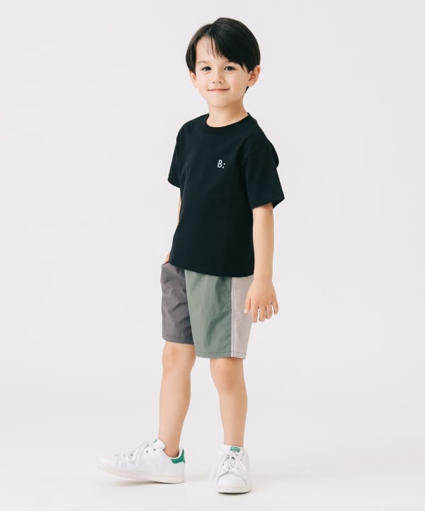 Japanese children's clothing B:MING by BEAMS two-tone casual shorts 100-140cm boys' summer PANTS