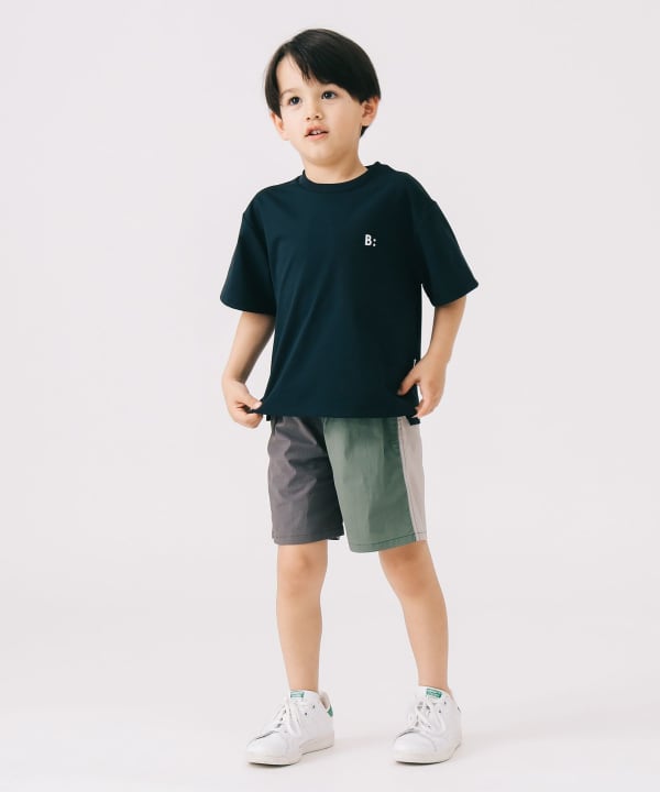 Japanese children's clothing B:MING by BEAMS two-tone casual shorts 100-140cm boys' summer PANTS