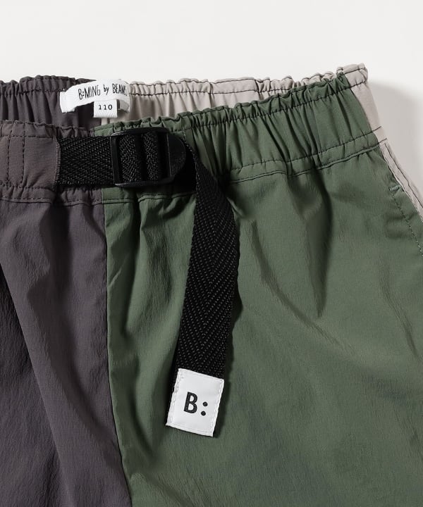 Japanese children's clothing B:MING by BEAMS two-tone casual shorts 100-140cm boys' summer PANTS