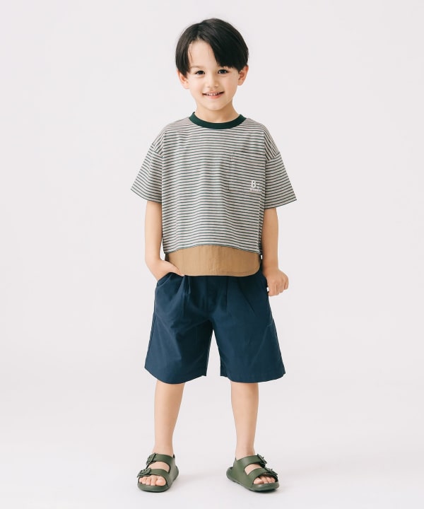 Japanese children's clothing B:MING by BEAMS casual shorts 100-140cm boys'/girls' summer PANTS