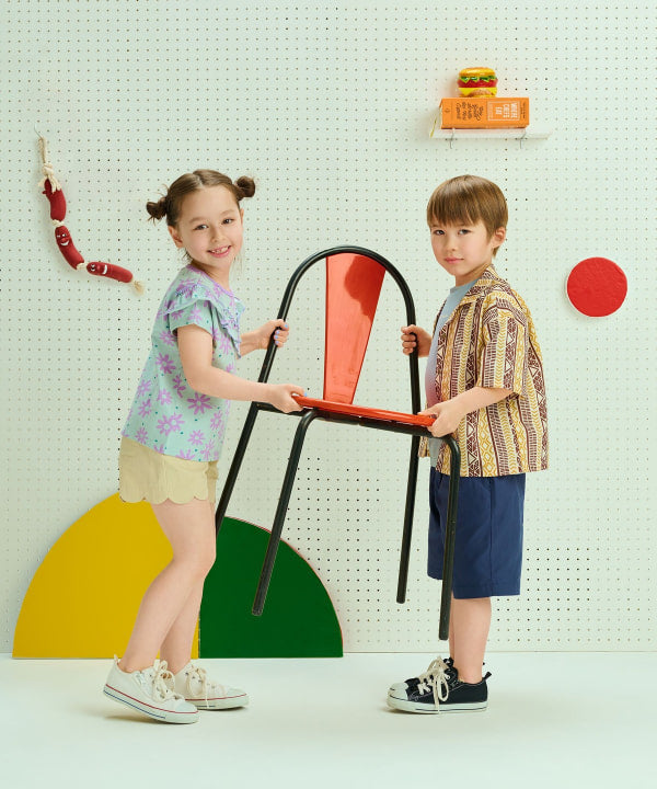 Japanese children's clothing B:MING by BEAMS casual shorts 100-140cm boys'/girls' summer PANTS