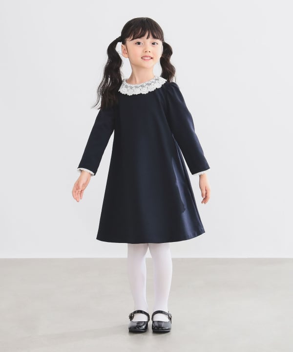 Japanese children's clothing B:MING by BEAMS dress 100-130cm girls summer dress for interviews/banquets/performances