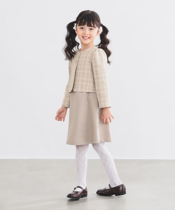 Japanese children's clothing B:MING by BEAMS dress 100-130cm girls summer dress for interviews/banquets/performances