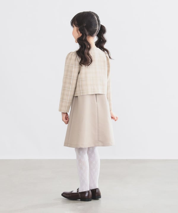 Japanese children's clothing B:MING by BEAMS dress 100-130cm girls summer dress for interviews/banquets/performances