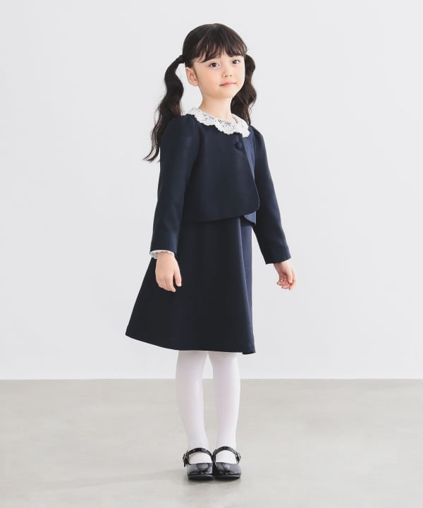 Japanese children's clothing B:MING by BEAMS dress 100-130cm girls summer dress for interviews/banquets/performances