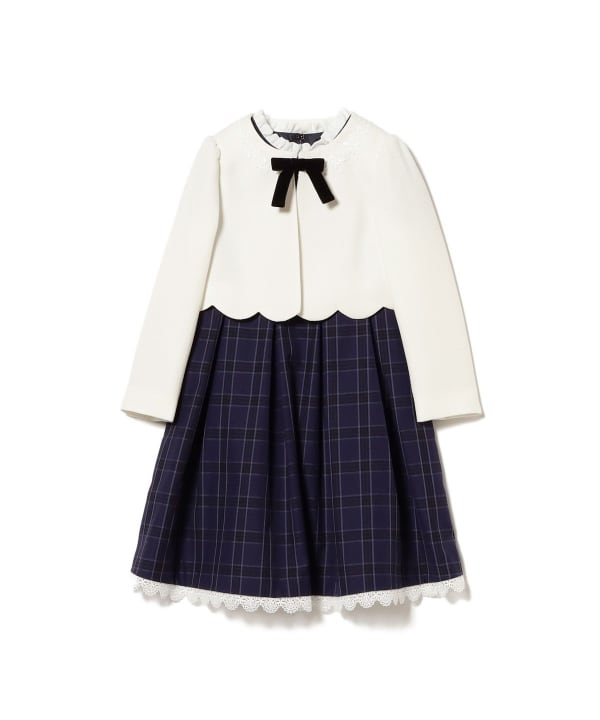 Japanese children's clothing B:MING by BEAMS dress coat and dress 100-130cm girls summer outerwear dresses for interviews/banquets/performances