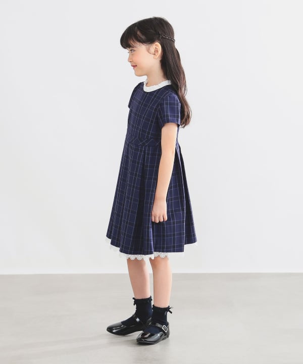 Japanese children's clothing B:MING by BEAMS dress coat and dress 100-130cm girls summer outerwear dresses for interviews/banquets/performances
