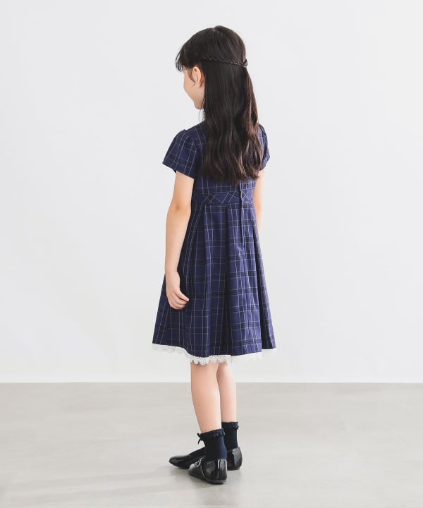 Japanese children's clothing B:MING by BEAMS dress coat and dress 100-130cm girls summer outerwear dresses for interviews/banquets/performances