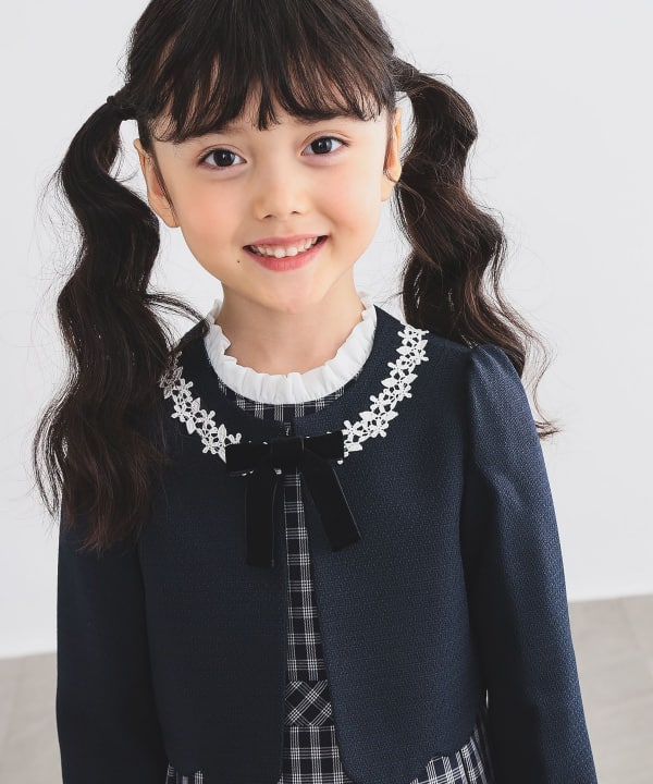 Japanese children's clothing B:MING by BEAMS dress coat and dress 100-130cm girls summer outerwear dresses for interviews/banquets/performances