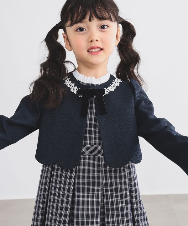 Japanese children's clothing B:MING by BEAMS dress coat and dress 100-130cm girls summer outerwear dresses for interviews/banquets/performances