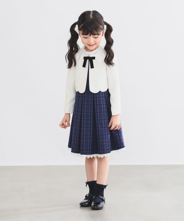 Japanese children's clothing B:MING by BEAMS dress coat and dress 100-130cm girls summer outerwear dresses for interviews/banquets/performances
