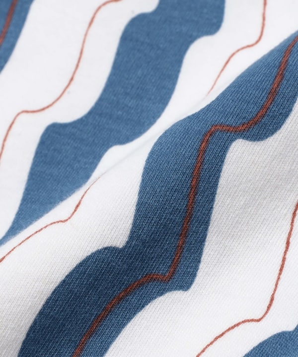 Japanese children's clothing B:MING by BEAMS wave pattern sailor collar dress 100-140cm girls summer dresses