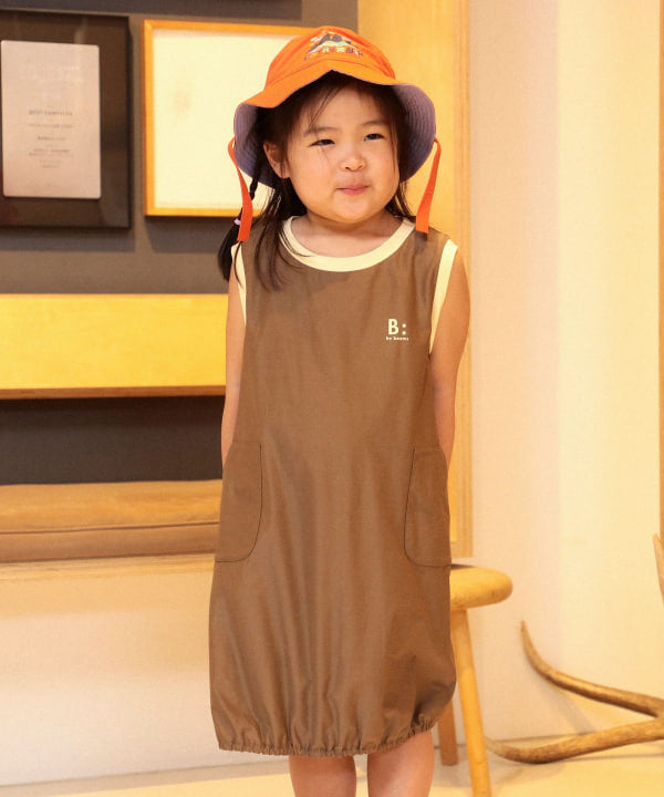 B:MING by BEAMS Amphibious UV-Protected Tank Dress (100-140cm) for Girls: Summer Outerwear. Summer Swimwear Special.