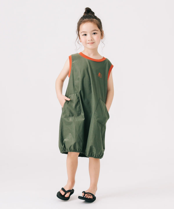 B:MING by BEAMS Amphibious UV-Protected Tank Dress (100-140cm) for Girls: Summer Outerwear. Summer Swimwear Special.