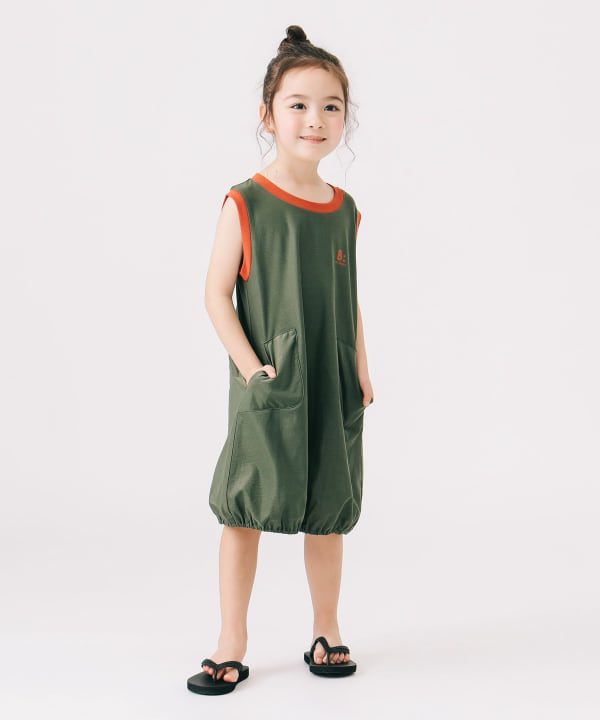 B:MING by BEAMS Amphibious UV-Protected Tank Dress (100-140cm) for Girls: Summer Outerwear. Summer Swimwear Special.