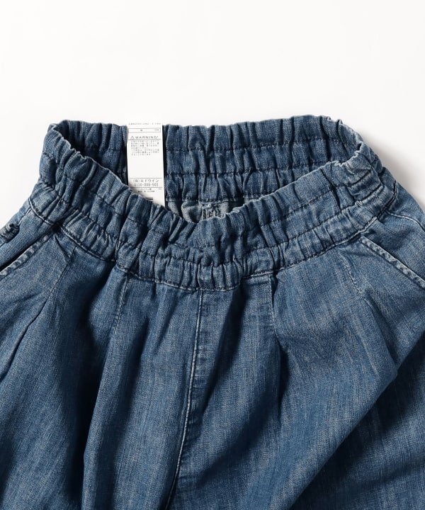 Japanese children's clothing B:MING by BEAMS x Lee denim culottes 110-150cm girls' summer PANTS