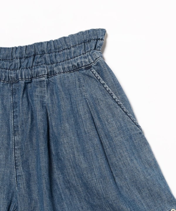 Japanese children's clothing B:MING by BEAMS x Lee denim culottes 110-150cm girls' summer PANTS