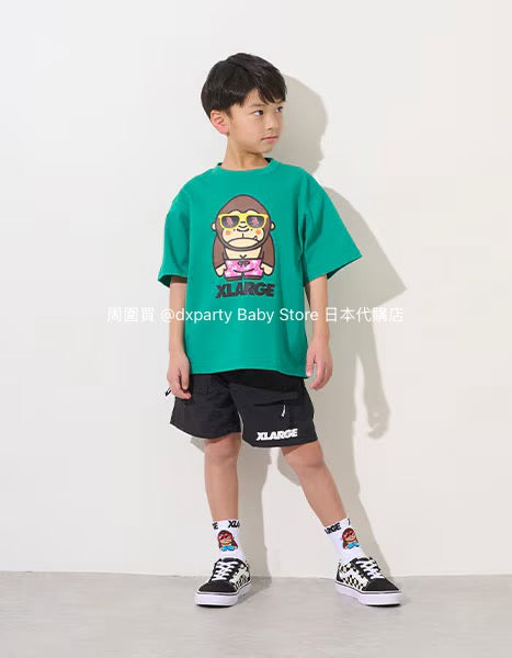 Japanese XLARGE KIDS Work Shorts 80-140cm Boys Summer PANTS