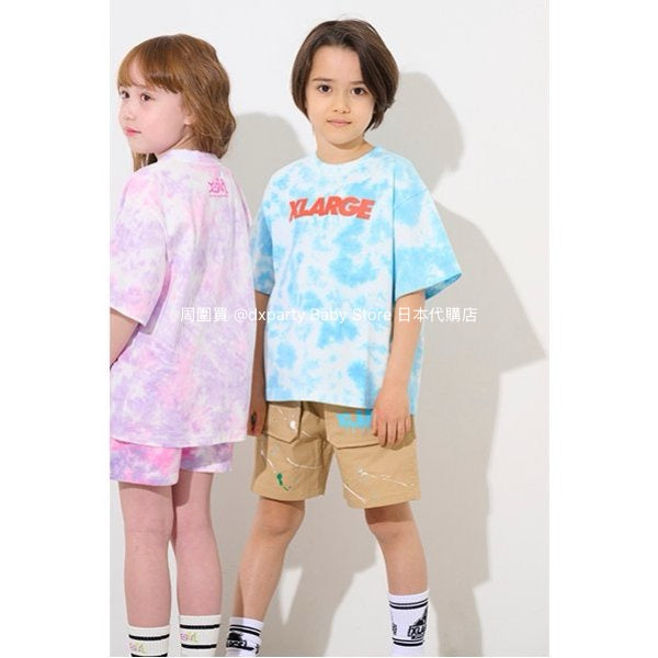 Japanese XLARGE KIDS Large Pocket Sports Shorts 80-140cm Boys Summer PANTS
