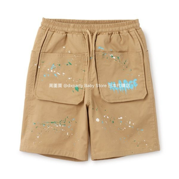 Japanese XLARGE KIDS Large Pocket Sports Shorts 80-140cm Boys Summer PANTS