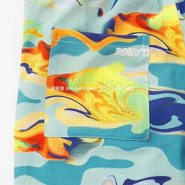 XLARGE KIDS Marble Camouflage Shorts (80-140cm) for Boys (Summer)