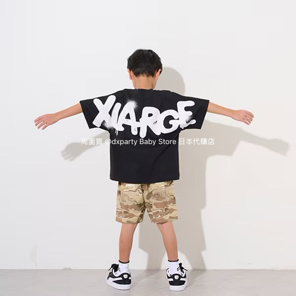 XLARGE KIDS Marble Camouflage Shorts (80-140cm) for Boys (Summer)