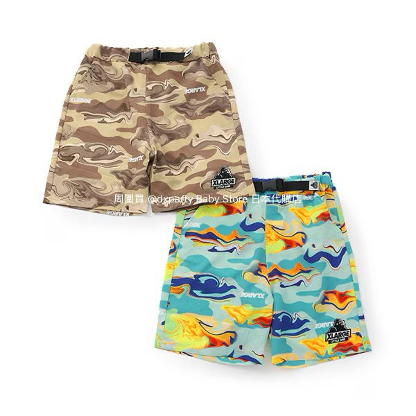 XLARGE KIDS Marble Camouflage Shorts (80-140cm) for Boys (Summer)