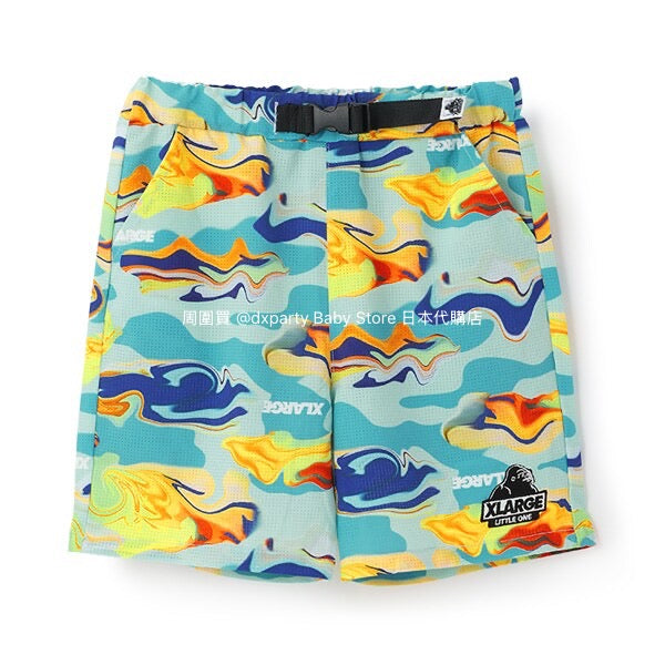 XLARGE KIDS Marble Camouflage Shorts (80-140cm) for Boys (Summer)