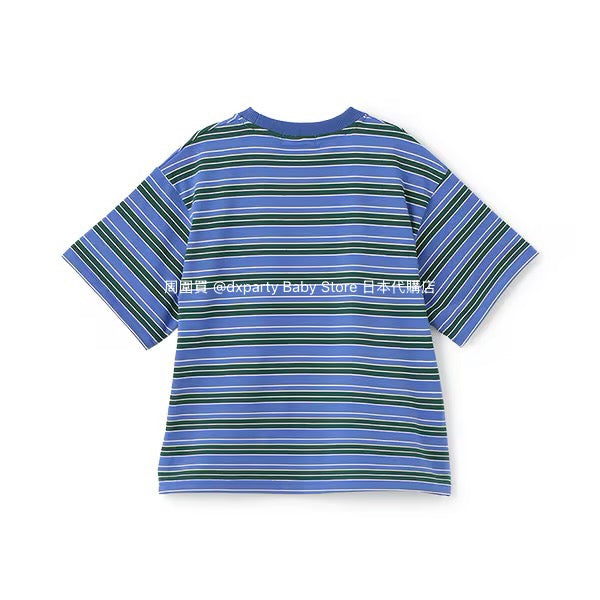 XLARGE KIDS Japanese children's clothing striped logo top 80-140cm boys' summer TOPS