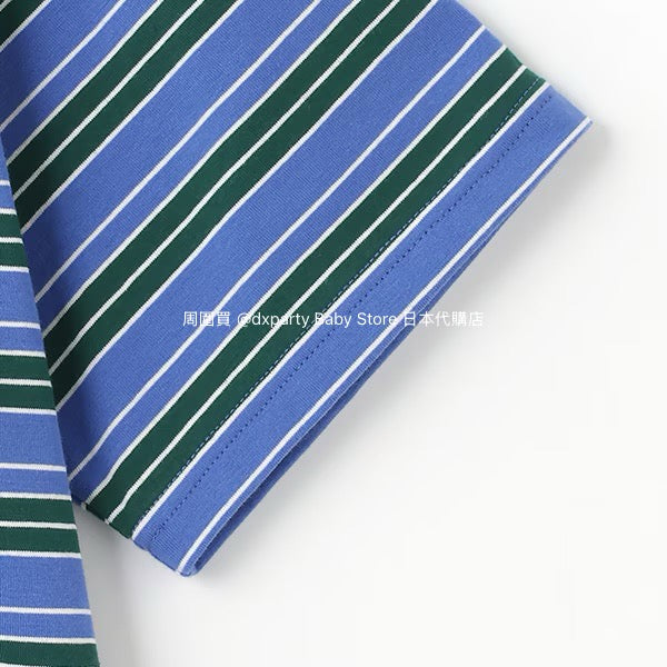 XLARGE KIDS Japanese children's clothing striped logo top 80-140cm boys' summer TOPS