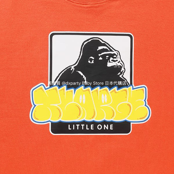 Japanese XLARGE KIDS logo print short-sleeved top 80-140cm boys' summer TOPS