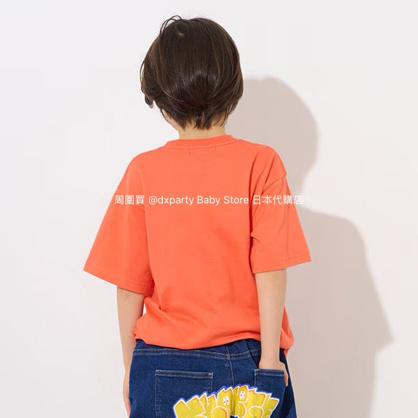 Japanese XLARGE KIDS logo print short-sleeved top 80-140cm boys' summer TOPS