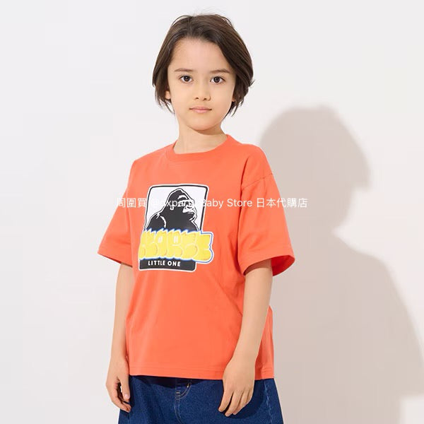 Japanese XLARGE KIDS logo print short-sleeved top 80-140cm boys' summer TOPS