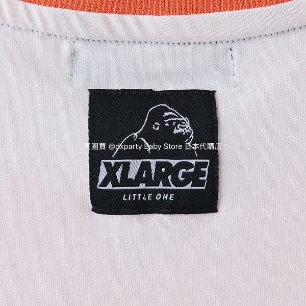 XLARGE KIDS (Japanese children's clothing) cool-to-touch quick-drying colorblock short-sleeved tops (80-140cm) for boys (summer TOPS)
