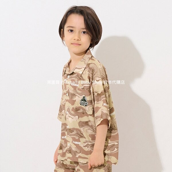 XLARGE KIDS Marble Camouflage Shirt (80-140cm) for Boys (Summer)