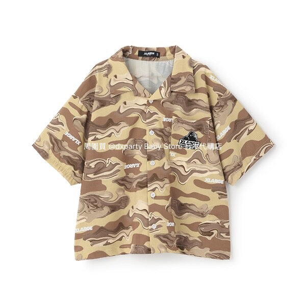 XLARGE KIDS Marble Camouflage Shirt (80-140cm) for Boys (Summer)