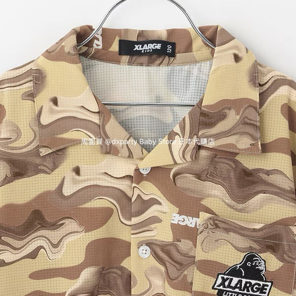 XLARGE KIDS Marble Camouflage Shirt (80-140cm) for Boys (Summer)
