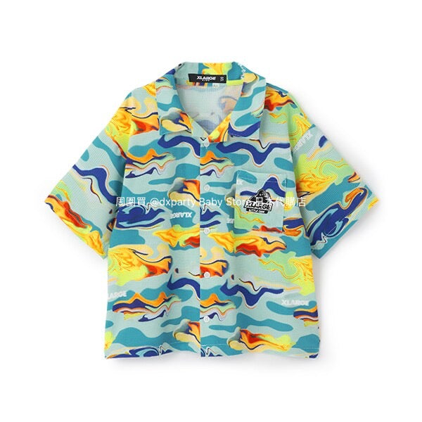 XLARGE KIDS Marble Camouflage Shirt (80-140cm) for Boys (Summer)