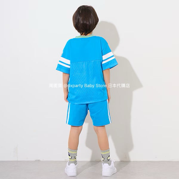 XLARGE KIDS Mesh Sports Two-Piece Suit (80-140cm) for Boys (Summer TOPS PANTS)
