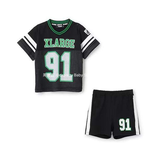XLARGE KIDS Mesh Sports Two-Piece Suit (80-140cm) for Boys (Summer TOPS PANTS)