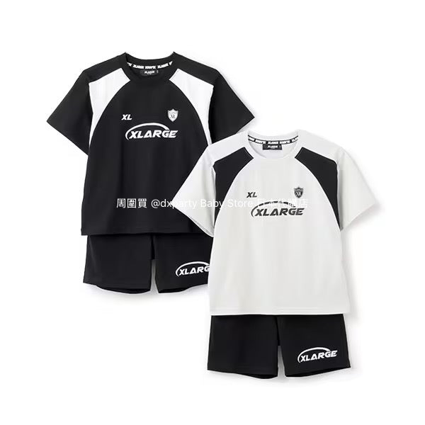 XLARGE KIDS Japanese Kids' Cold Contact Sports Two-Piece Set (80-140cm) Boys' Summer TOPS PANTS