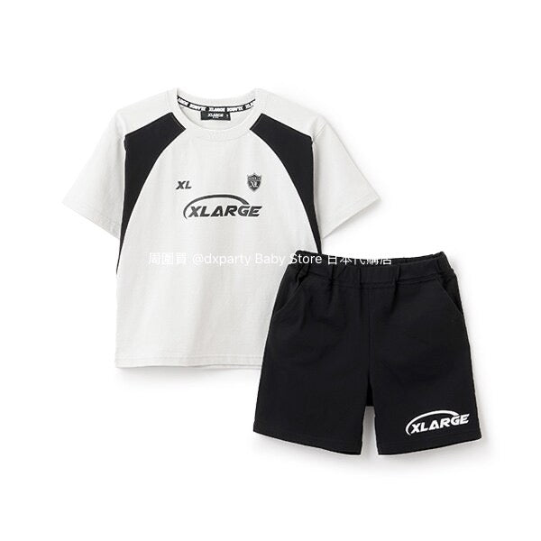 XLARGE KIDS Japanese Kids' Cold Contact Sports Two-Piece Set (80-140cm) Boys' Summer TOPS PANTS