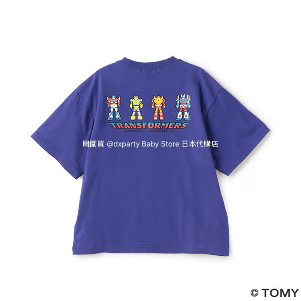 XLARGE KIDS x Transformers Pixel Funny Logo Top (80-140cm) for Boys (Summer TOPS)