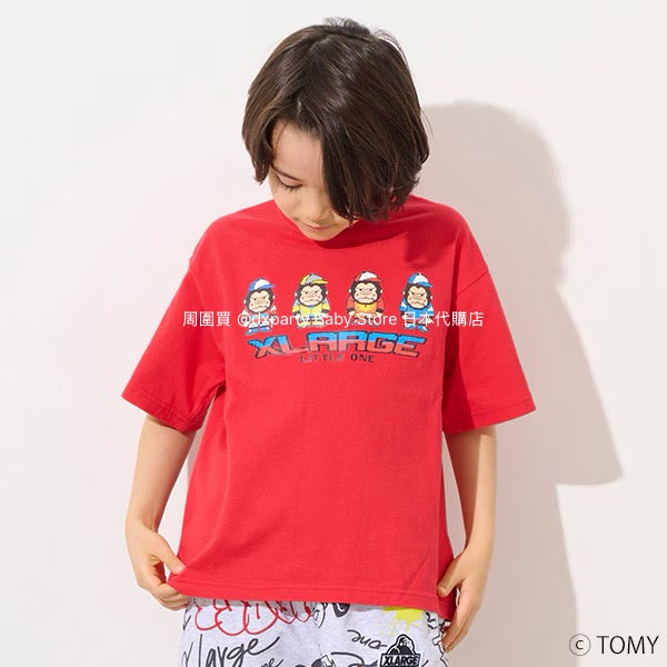 XLARGE KIDS x Transformers Pixel Funny Logo Top (80-140cm) for Boys (Summer TOPS)