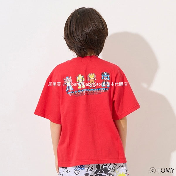 XLARGE KIDS x Transformers Pixel Funny Logo Top (80-140cm) for Boys (Summer TOPS)