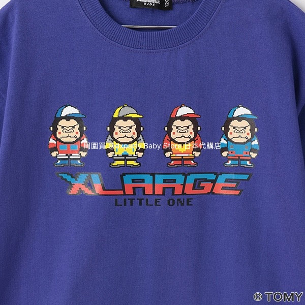 XLARGE KIDS x Transformers Pixel Funny Logo Top (80-140cm) for Boys (Summer TOPS)