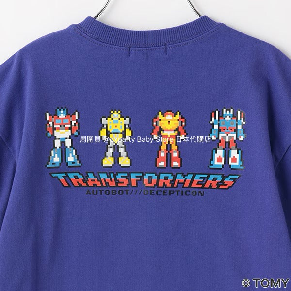 XLARGE KIDS x Transformers Pixel Funny Logo Top (80-140cm) for Boys (Summer TOPS)