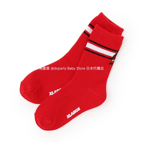 XLARGE KIDS Socks (1 pair, 13-21cm) Direct from Japan